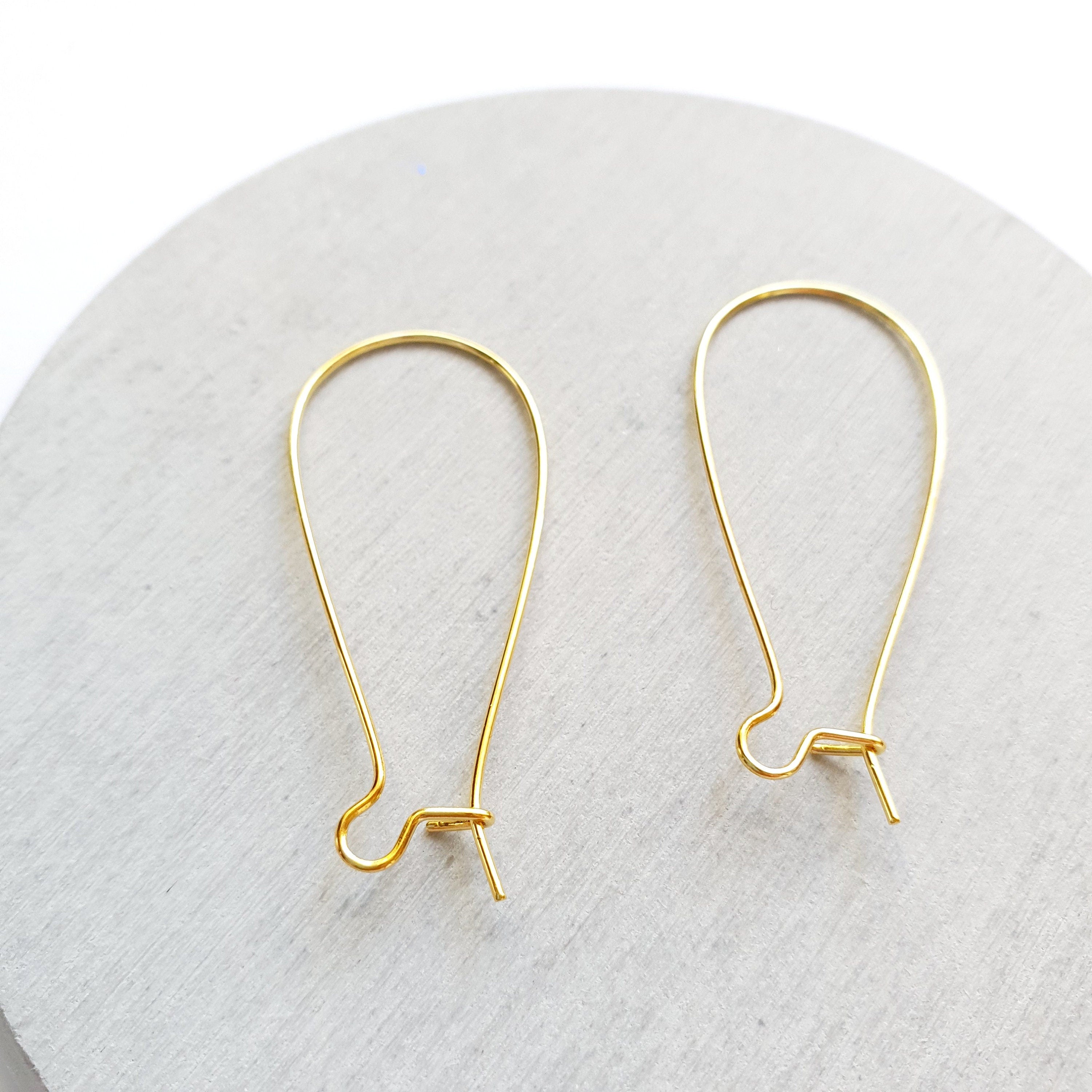 Wholesale Jewelry Supplies - 1 pair 14k gold filled Ear Wires, gold filled  earwires, earring finding, gold ear hooks, Gold Filled Ear Wire Hook with  Ball End earring – HarperCrown