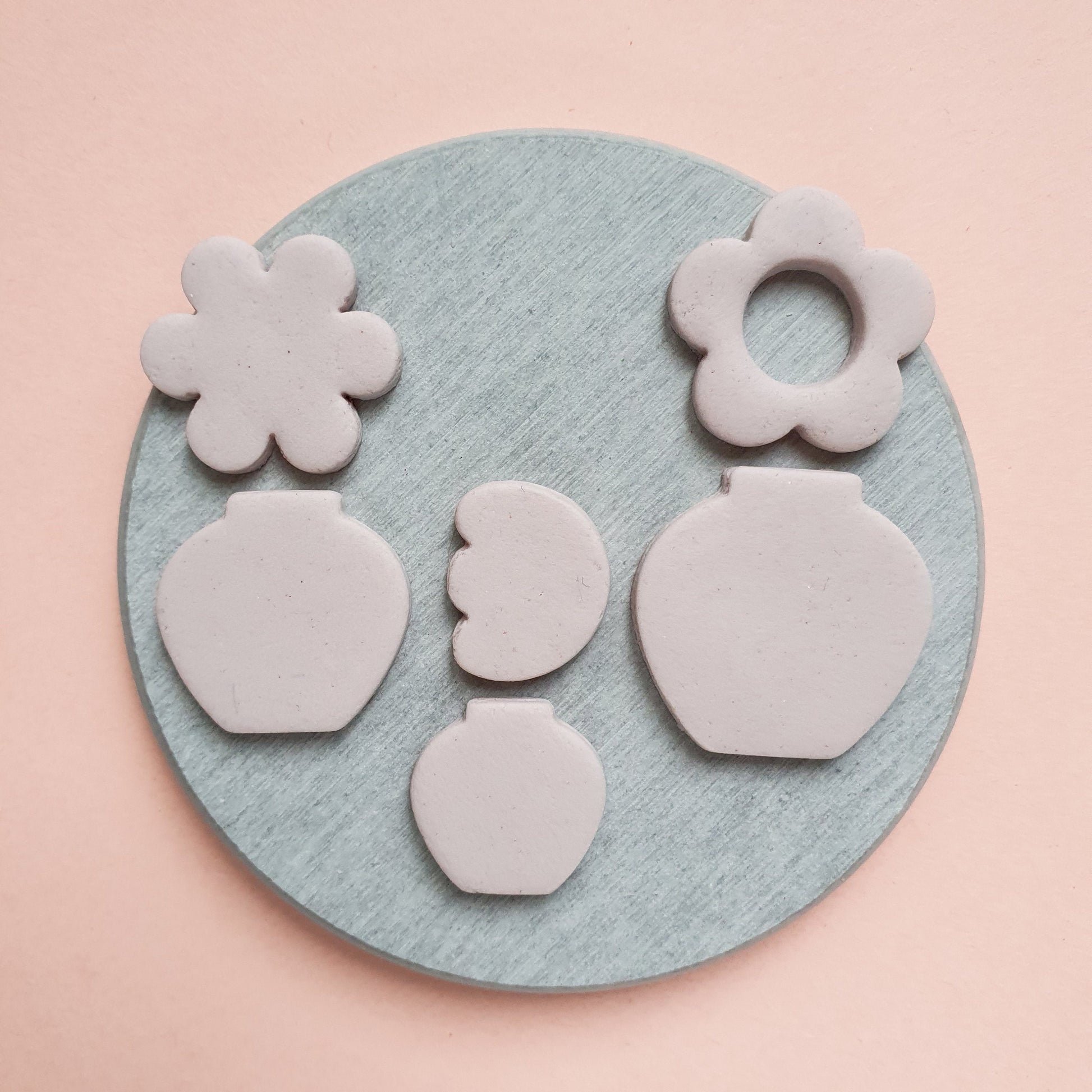 Clay cutters Polymer clay tools earrings jewelry cutters "Vase" - Luxy Kraft