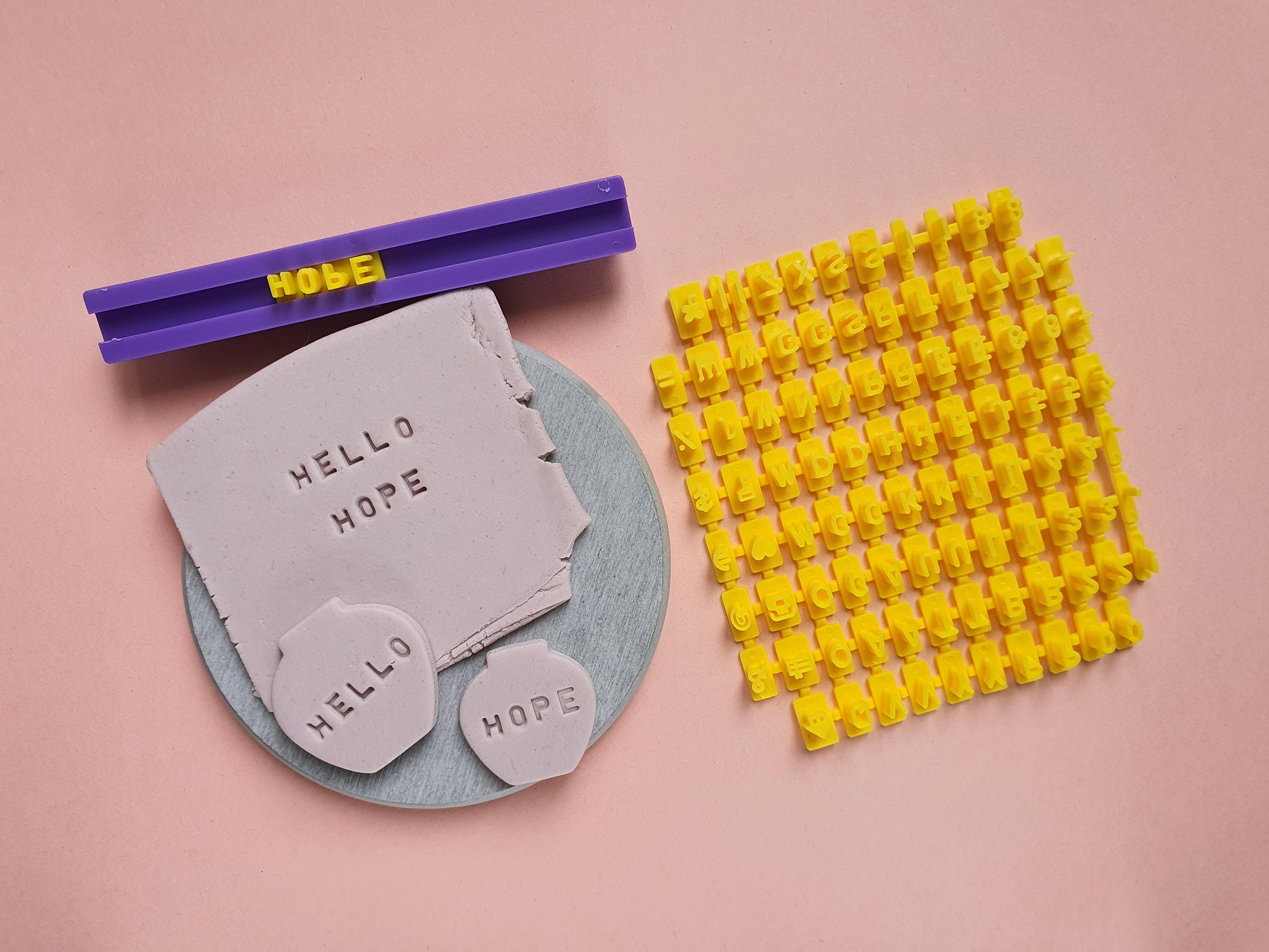  Letter Stamps For Clay