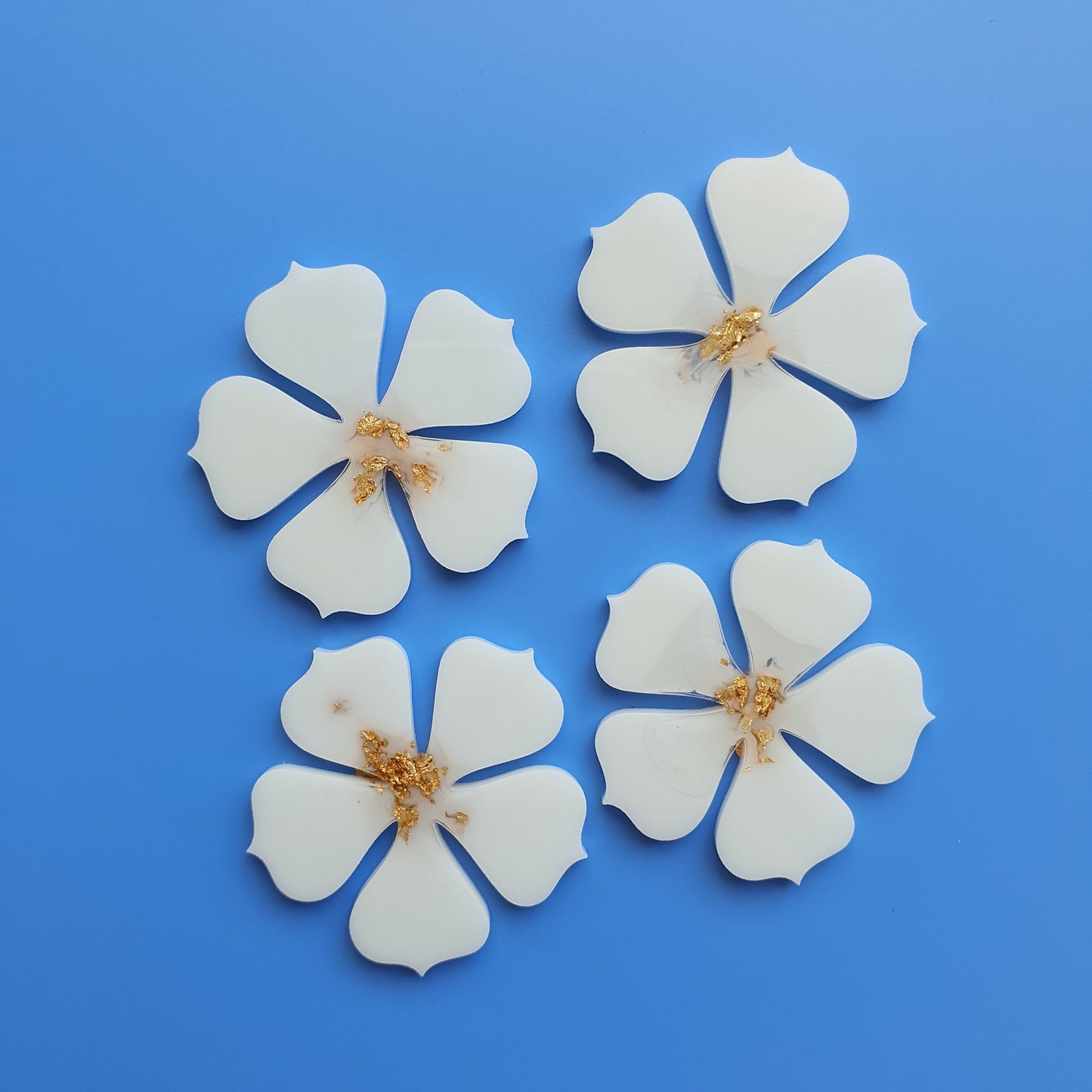 Silicone earrings mold "Flowers" mould for resin and epoxy - Luxy Kraft