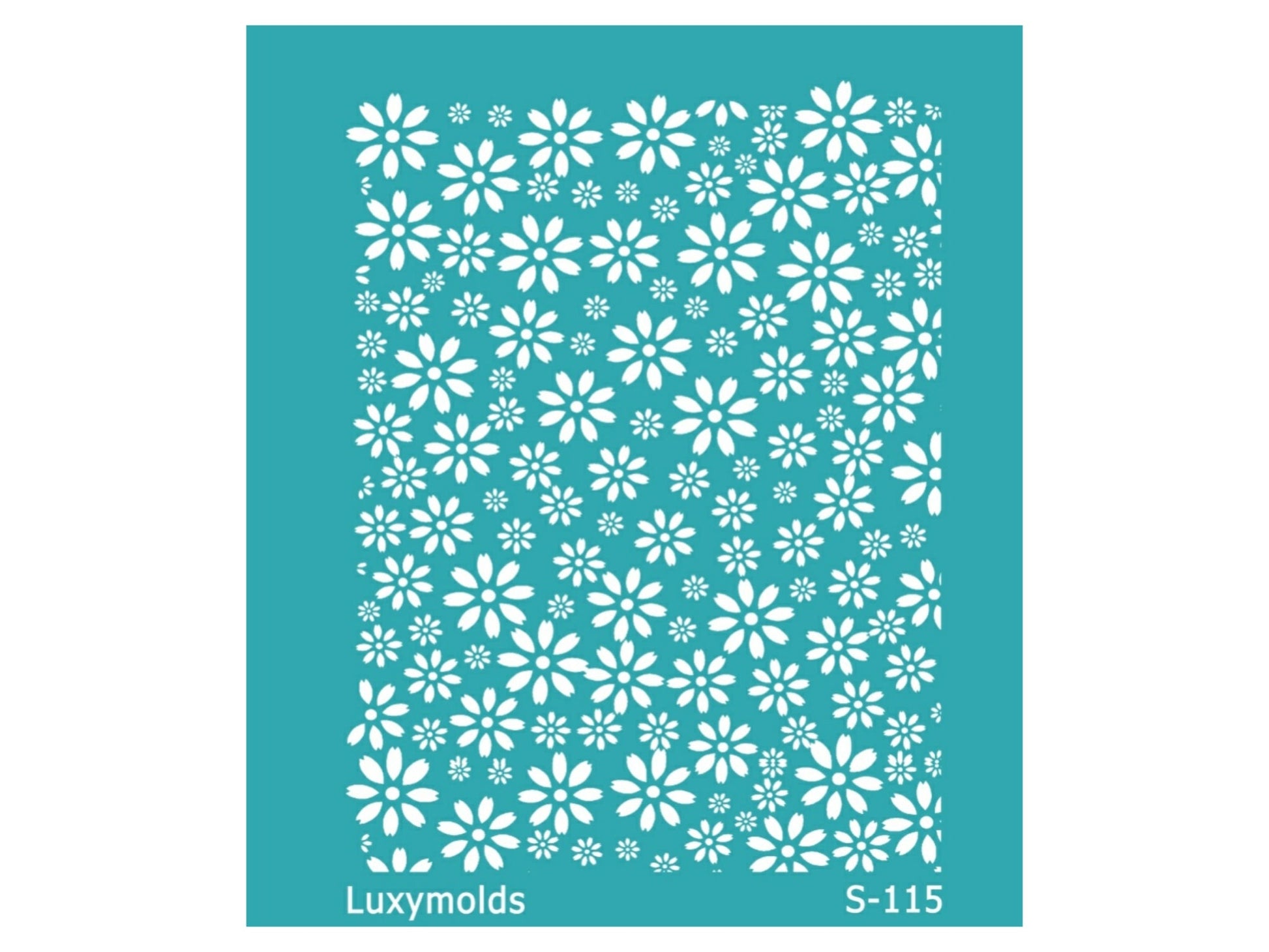 Silk screen stencil for polymer clay "Luxymolds" S-115