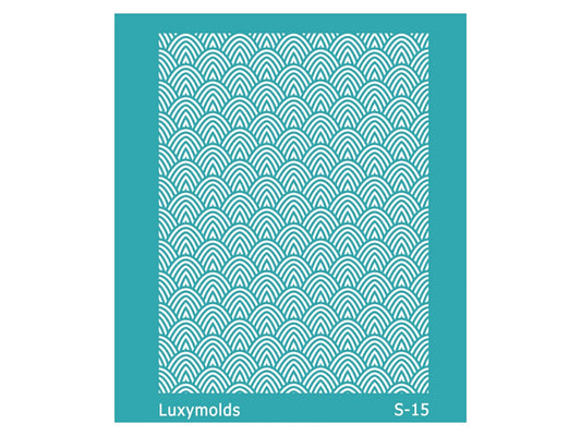 Silk screen stencil for polymer clay "Luxymolds" S-15