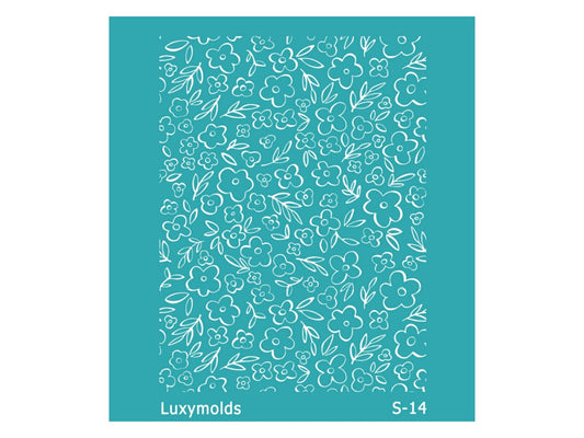 Silk screen stencil for polymer clay "Luxymolds" S-14