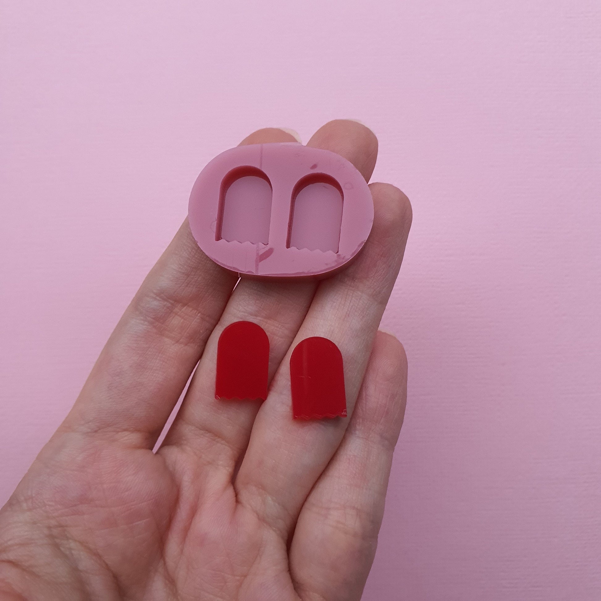 Silicone stud earrings mold Jewelry Resin mould for resin and epoxy