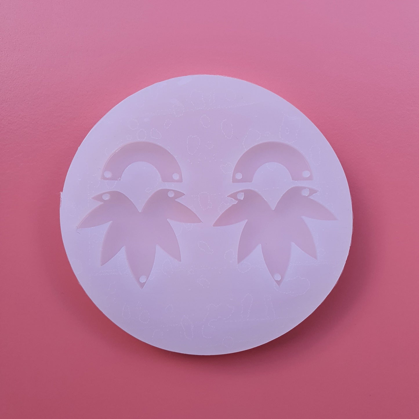 Silicone earrings mold Jewelry Resin mould for resin and epoxy