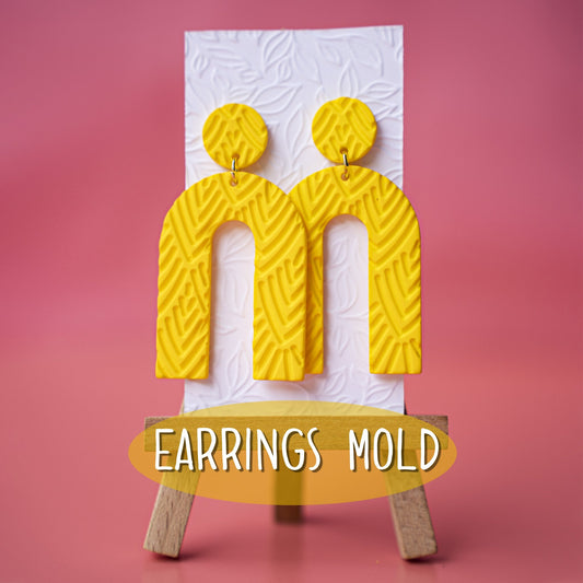 Silicone earrings mold mould for resin and epoxy