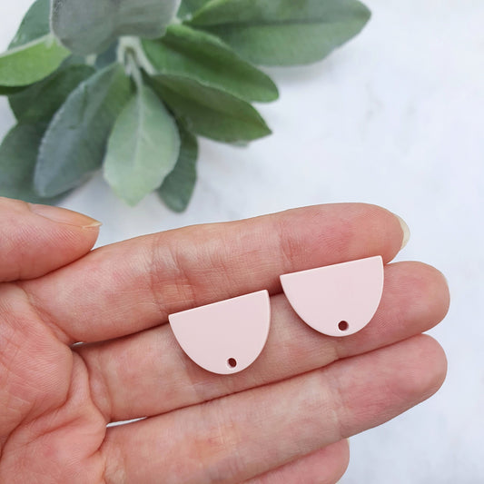 Resin Earring stud components Earrings findings DIY jewelry