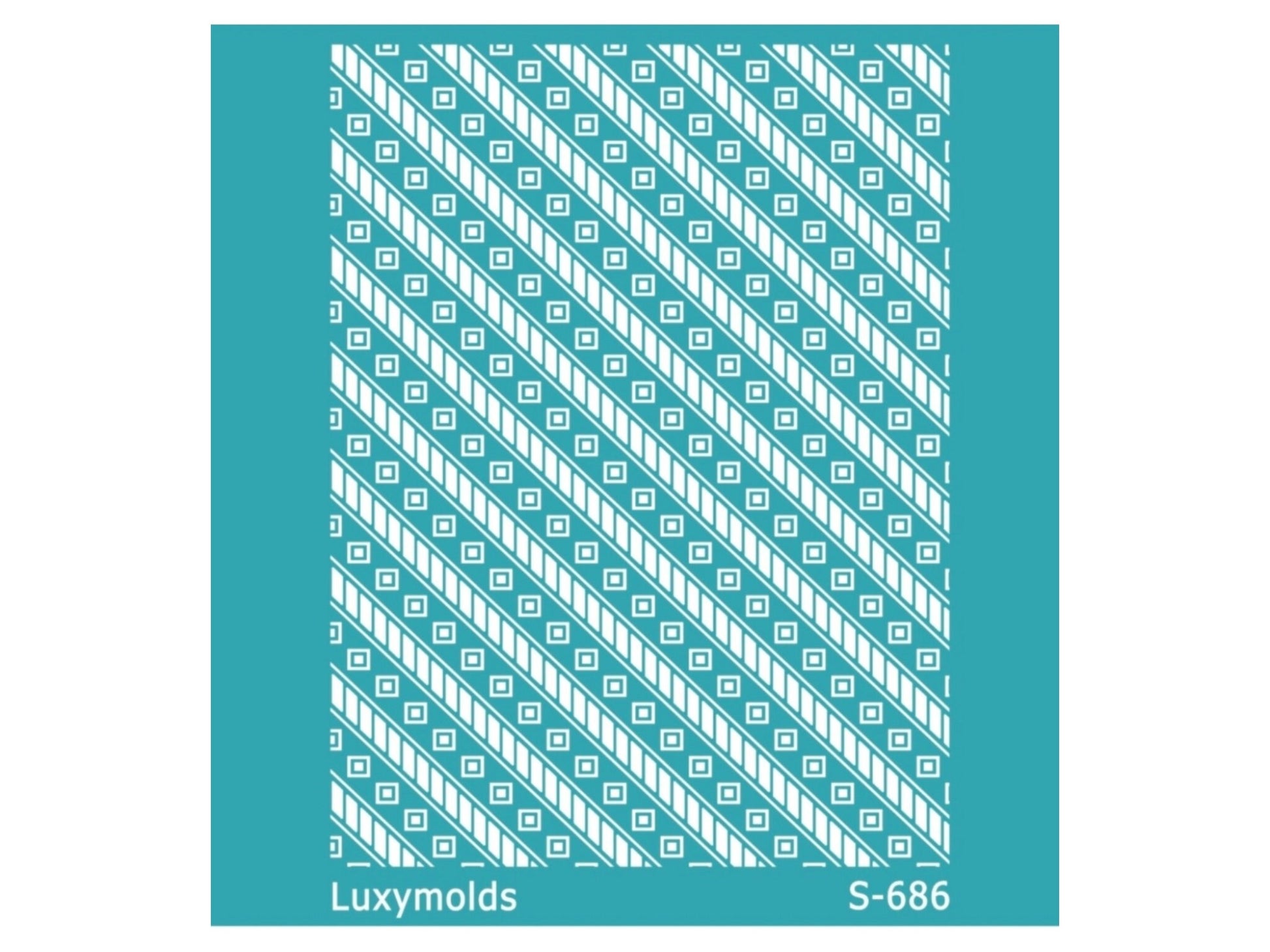 Silk screen stencil for polymer clay "Luxymolds" S-686