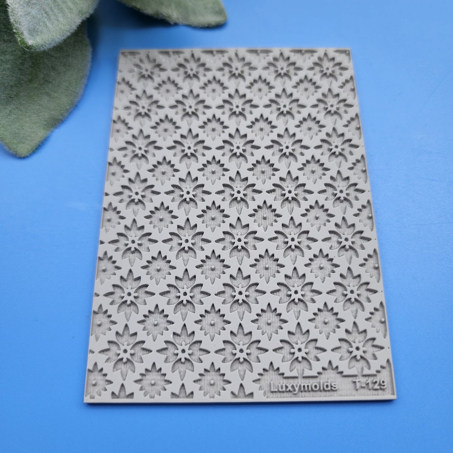 Polymer clay Texture tile Texture mat Clay stamp Polymer clay texture stencils T-129