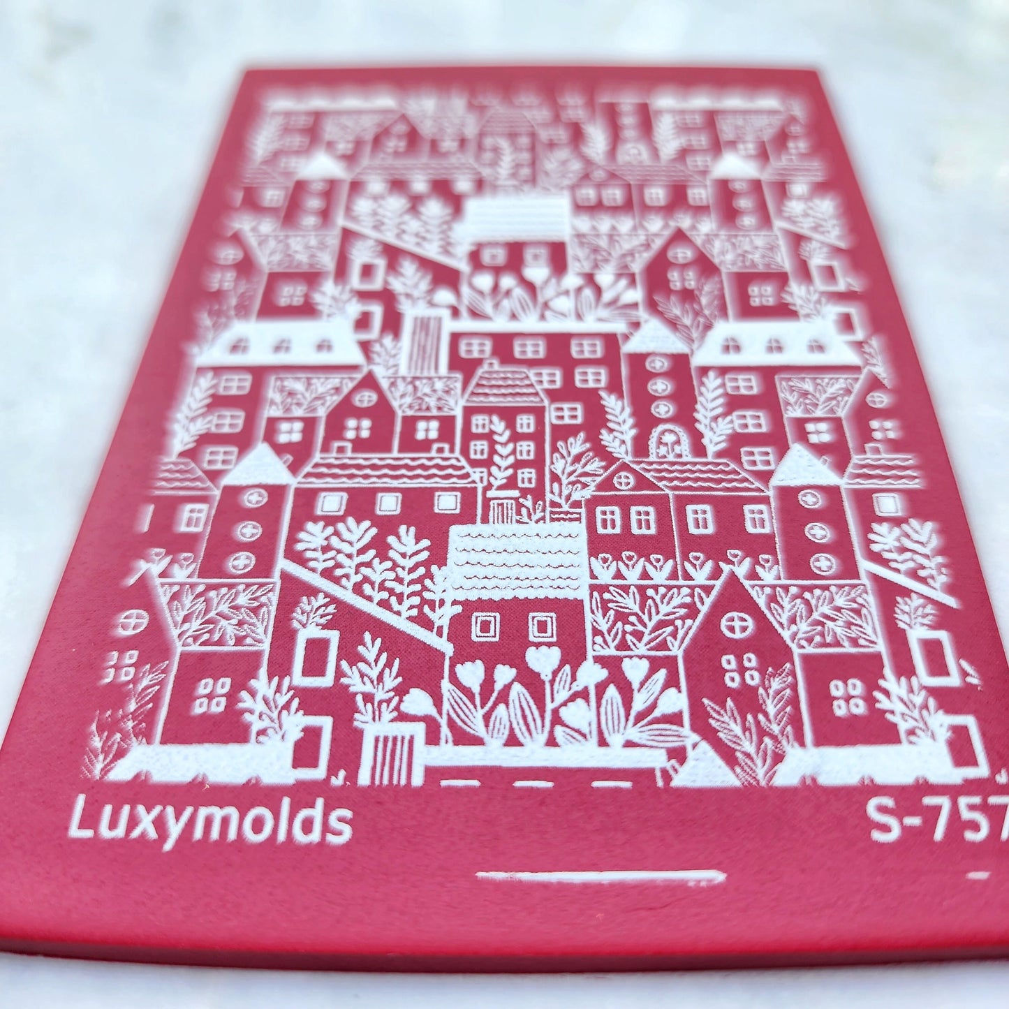 Silk screen stencil for polymer clay "Luxymolds" "Christmas" S-757