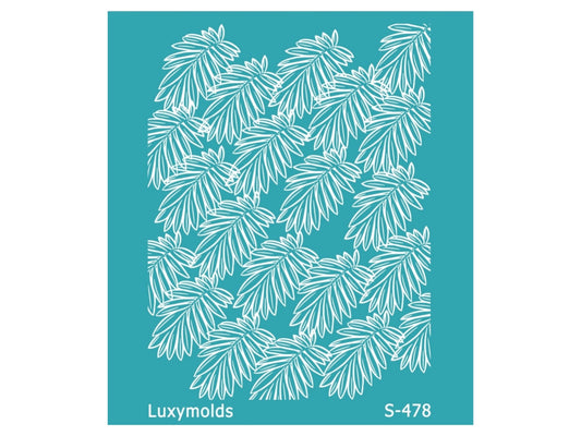 Silk screen stencil for polymer clay "Luxymolds" "Christmas" S-478