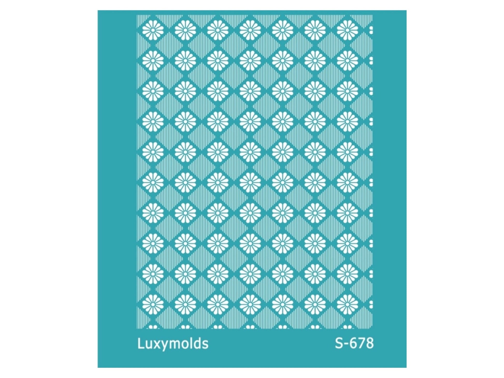 Silk screen stencil for polymer clay "Luxymolds" S-678