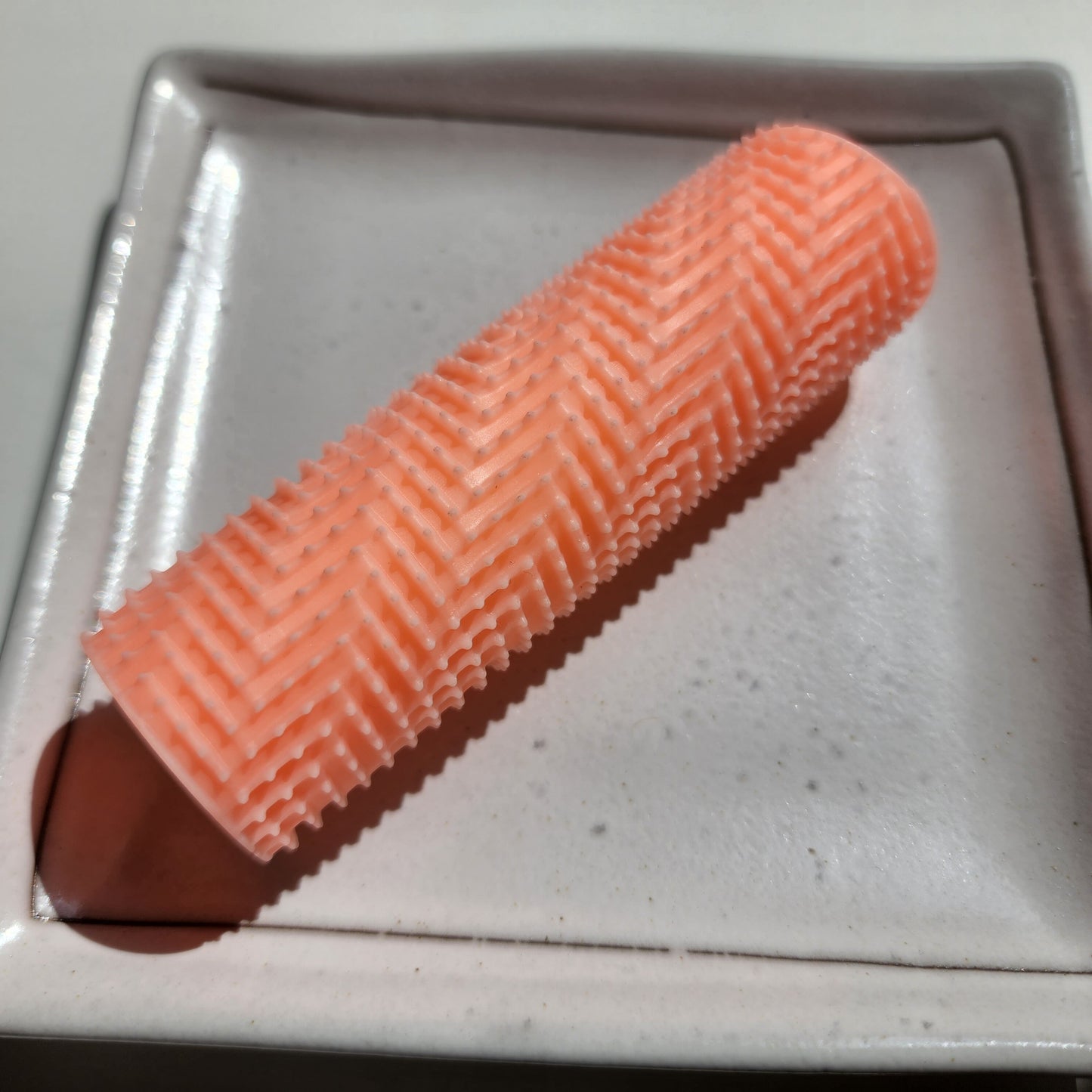 Polymer clay texture roller clay stamp 3D printed embossing