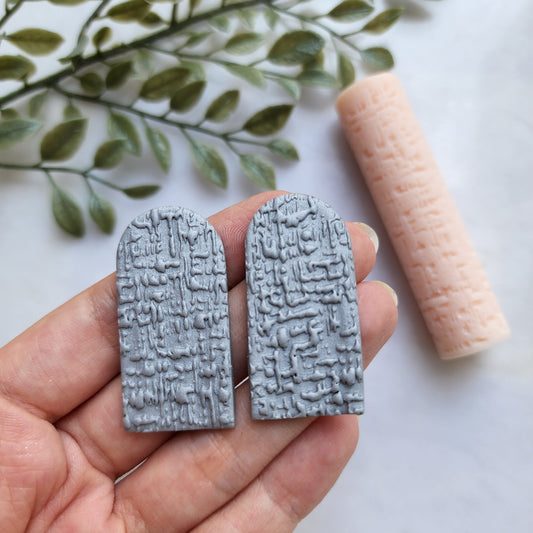 Polymer clay texture roller clay stamp 3D printed embossing "Blot texture"