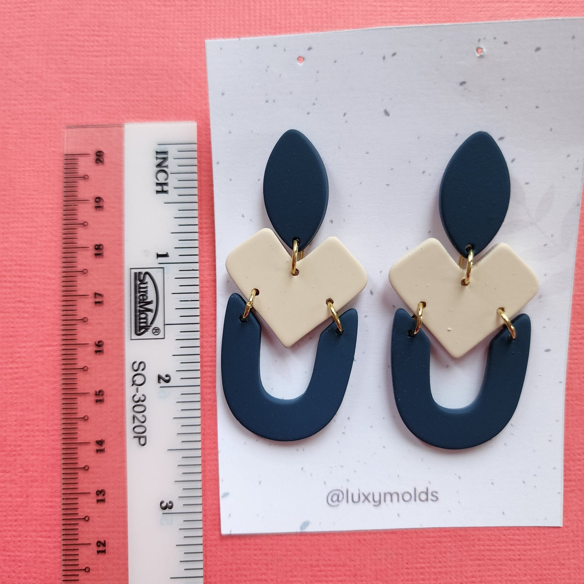 Silicone earrings mold / Silicone epoxy mold / Silicone UV resin molds / Geometry earrings silicone jewelry mold / Matte effect earring mold