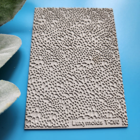 Polymer clay Texture tile Texture mat Clay stamp Polymer clay texture stencils "Abstract Bubbles" pattern T-260