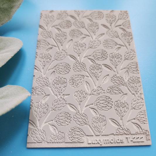 Polymer clay Texture tile Texture mat Clay stamp Polymer clay texture stencils design clay texture Rubber mat T-222