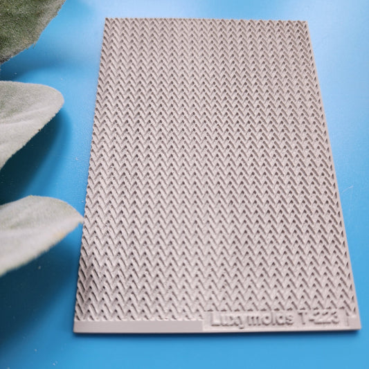 Polymer clay Texture tile Texture mat Clay stamp Polymer clay texture stencils design clay texture Rubber mat T-223