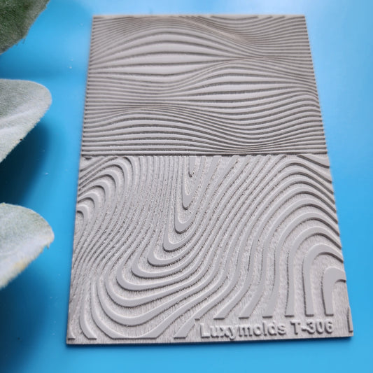 Polymer clay Texture tile Texture mat Clay stamp Polymer clay texture stencils "Lines" design clay texture Rubber mat T-306