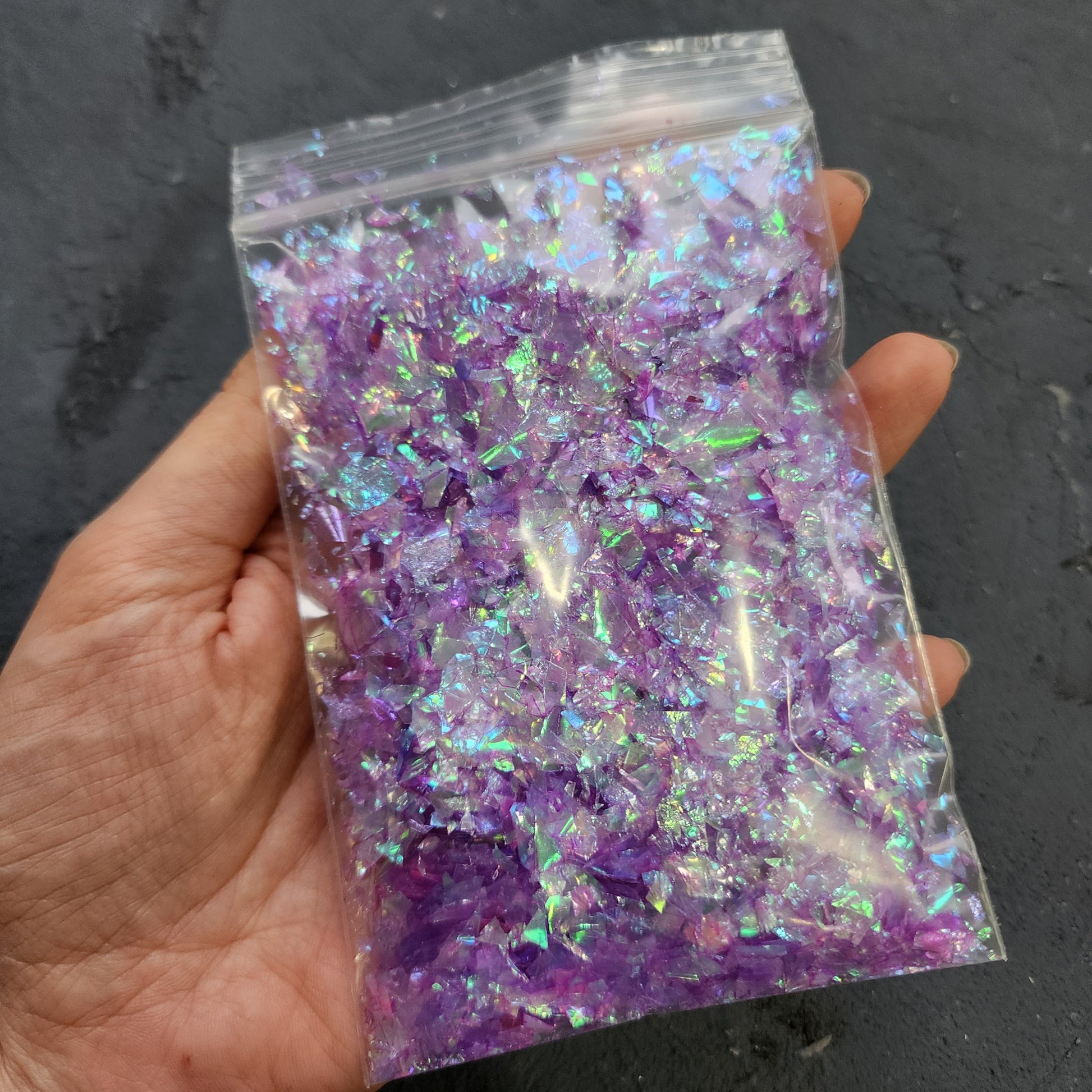 Rainbow hologram flakes glitter for Resin Epoxy crafts Resin tools Resin supplies