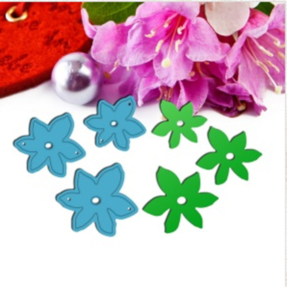 Flower leaf cutting dies 3 pcs set - Luxy Kraft