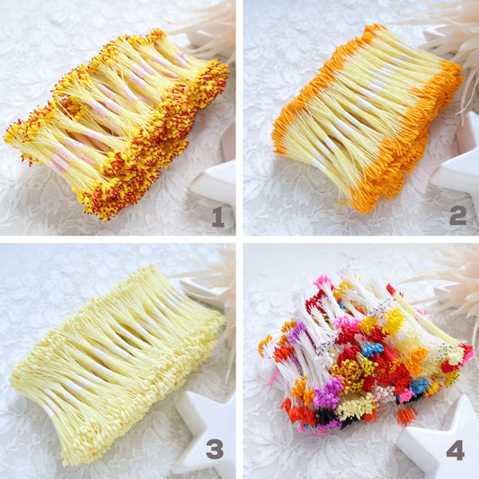 Thai flower stamens 1-2.5 mm 2500 pcs (5000 head) - Luxy Kraft